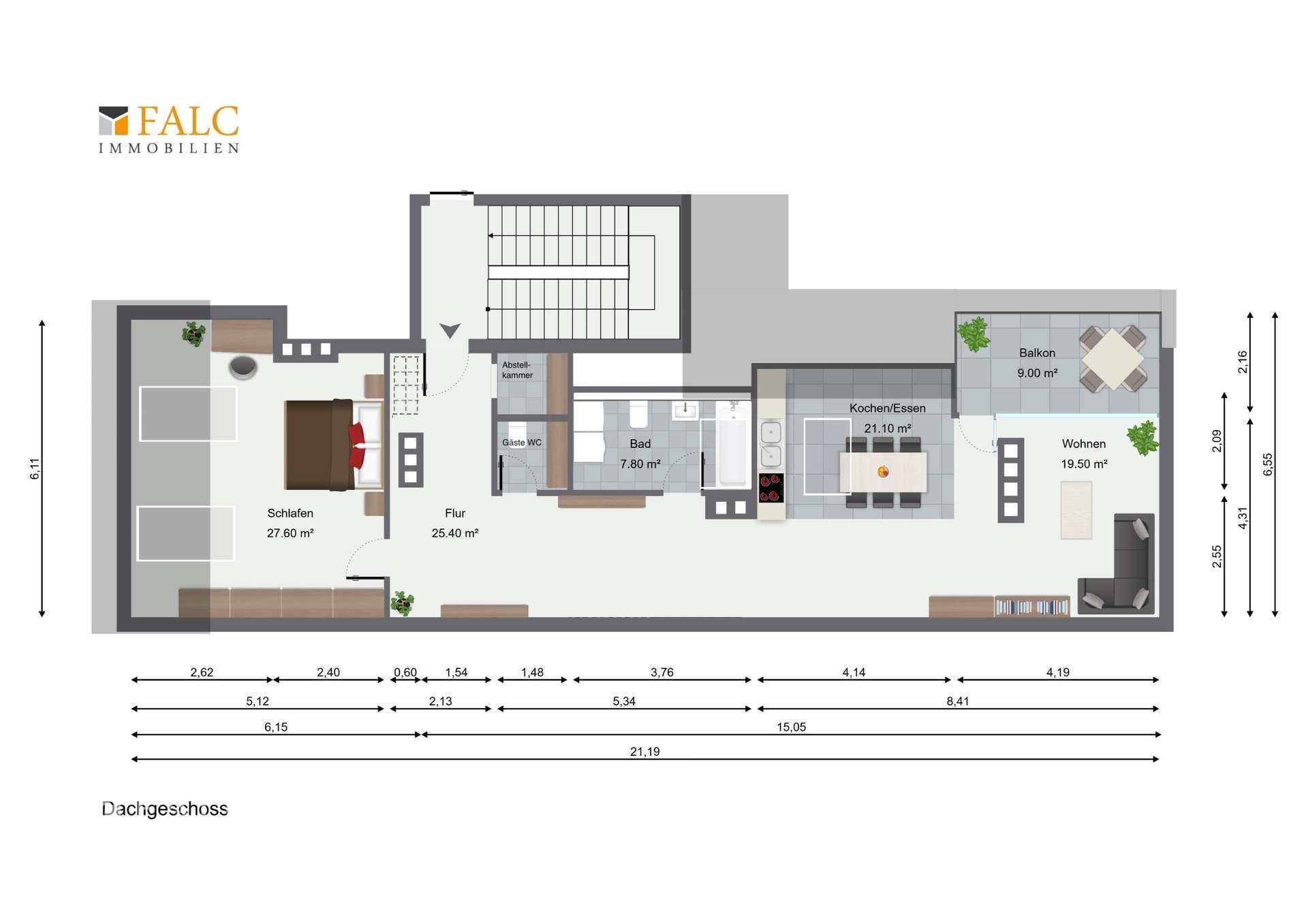 Grundriss Dachgeschoss
